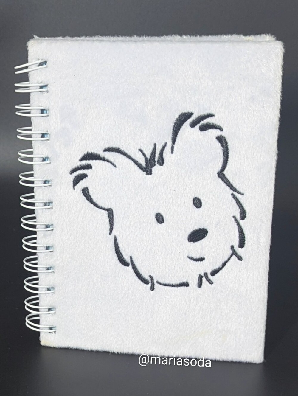 NOS American Girl Coconut Fuzzy Diary Journal Stationery 2006